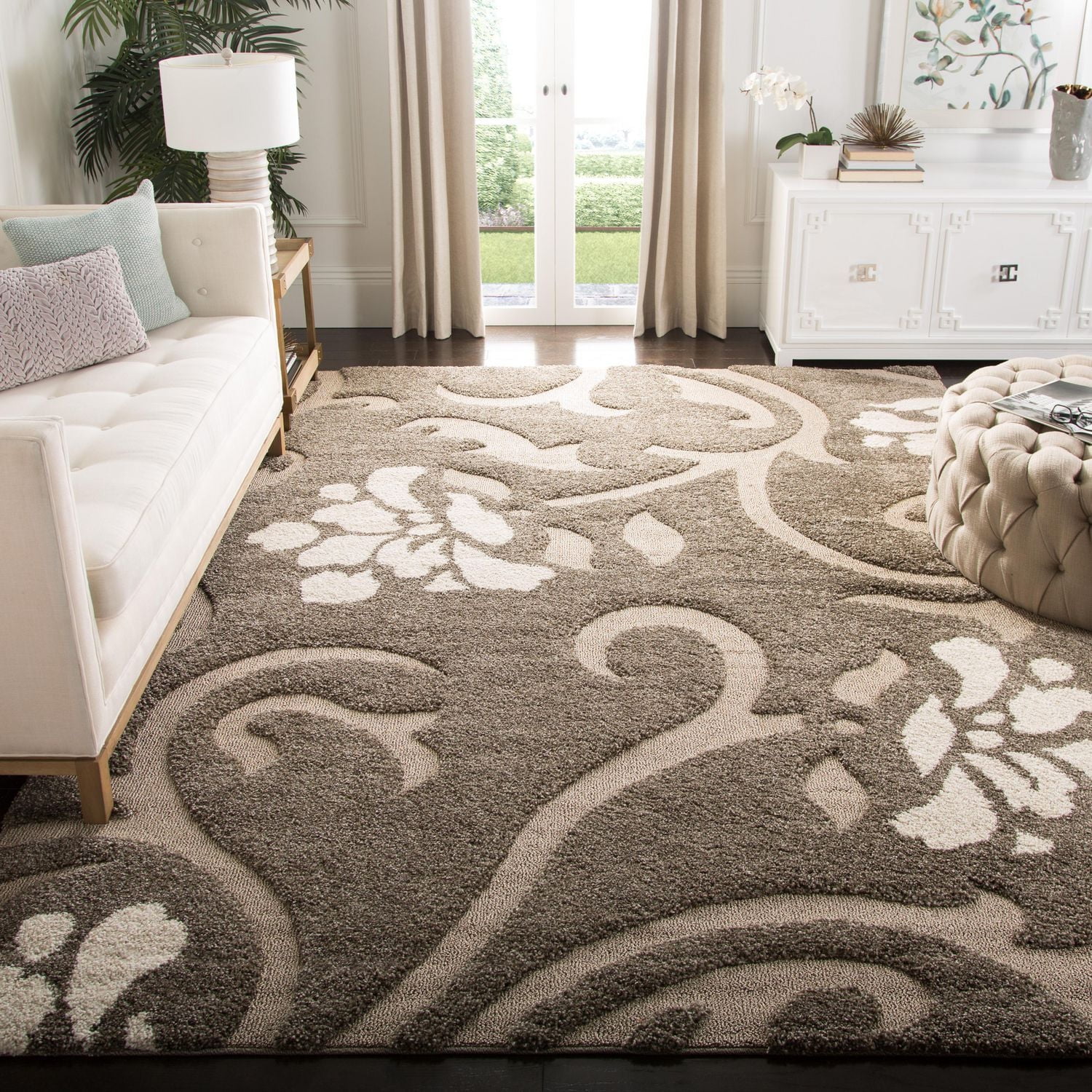 SAFAVIEH Florida Davin Tapis Florales Shag