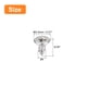 thumbnail image 2 of Uxcell #4x3/16" Tornillos de Madera, Paquete de 50 Tornillos Phillips Autoperforantes de Acero Inoxidable, 2 of 5
