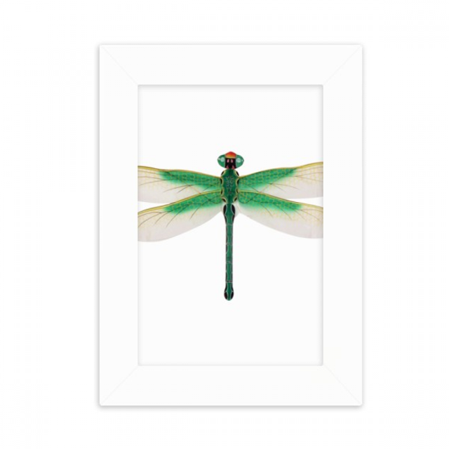 Traditional Chinese Kite Dragonfly Pattern Desktop Photo Frame Picture Display Decoration Art Painting