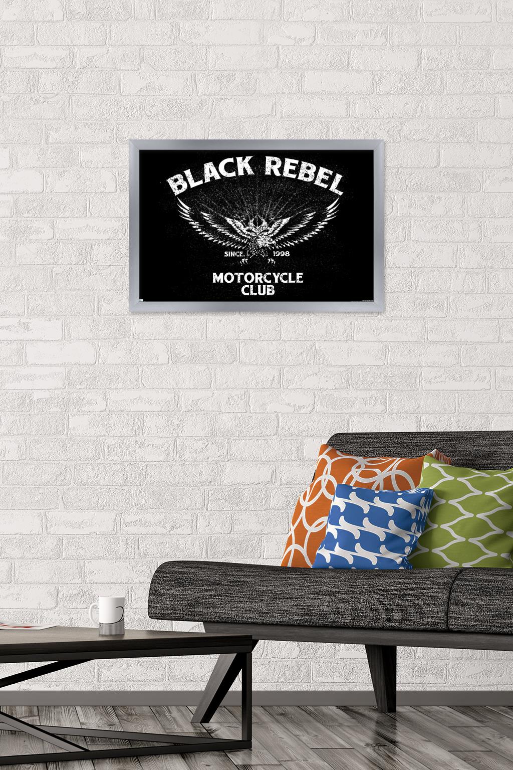 Black Rebel Motorcycle Club - Eagle Wall Poster, 14.725" x 22.375", Framed