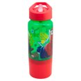 thumbnail image 4 of Botella Plástico Infantil con Popote Plegable, Agarradera y Contenedor, Diseño Dino Spidey, Disney Marvel, Personajes Animados, Capacidad 550 ml, Rojo, 4 of 5