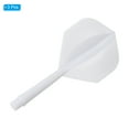 thumbnail image 3 of Unique Bargains Ensemble de Vol de Fléchettes Intégré, 3 Pcs Durable, Blanc, 3 of 5