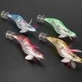 thumbnail image 3 of Flmtop Fishing Lure Shrimp Tail Design Luminous Plastic Artificial Double Hook Lure for Fishing, 3 of 10