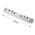 thumbnail image 5 of ZheElen Aluminum Alloy Durable Rear Bumper For 1/10 GEN8 RC Car Part RC Car Accessories Replacement Parts RC Upgrade Part Silver, 5 of 5
