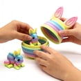 thumbnail image 6 of 3d Printed Easter Eggs Toys, 3.3'' Mini Prefilled Easter Eggs with Bunny Inside, Easter Egg Fillers Easter Basket Stuffers, 3D Easter Eggs Colorful PLA Easter Toys, Surprise Eggs with Toys Inside, E, 6 of 9