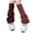 Wine, variant on HNMKIU Japanese Gothic Knitted Leg Warmers Winter Knee High Socks Fashion Ankle Gaiters Cozy Footwear ,One Size