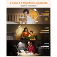 thumbnail image 3 of Lámpara de lectura con clip Glocusent 5 W 72 LED para cama (blanca), 3 of 6