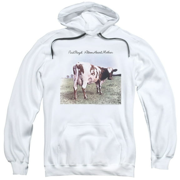 Trevco Sportswear PERRY224-AFTH-6 Pink Floyd Atom Heart Mother Adult Pullover Hoodie, White - 3X