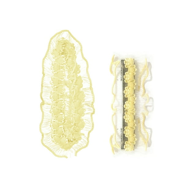2PCS Dentelle Cheveux Clip Mode Volant Snap Cheveux Clip Cheveux Barrette pour les Femmes Fille