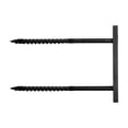 thumbnail image 3 of Steel Deadbolt Strike Plate by Hill and Lock (1.5" x 3.625" H, .250" W - Matte Black), 3 of 3