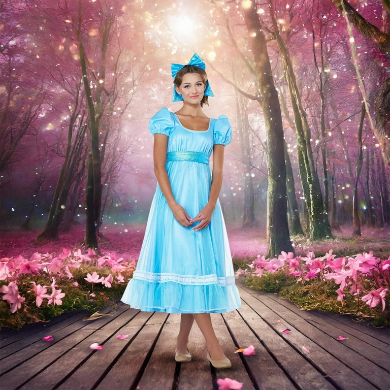 red white blue golf dress Peter Pan blue dress Wendy costume.  Adilsons