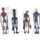 thumbnail image 2 of Juego de figuras de cabeza de sirena de 4 Uds., figura de acción de cabeza de sirena, modelo de monstruo, juguete de plástico huangjie unisex, 2 of 2