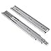thumbnail image 3 of 14 Inch 100 LB Capacity Full Extension Soft/Self Close Ball Bearing Side Mount Drawer Slides, 100lbs Load Capacity Cabinet Drawer Rails-1 Pair, 3 of 4