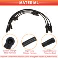 thumbnail image 4 of Cables de bobina de bujía de automóvil Unique Bargains para Jeep Wrangler JL 2007-2011 V6 3.8L No.68017712AA - Paquete de 6, 4 of 6