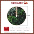thumbnail image 2 of Sikiie Lush Foliage Green Plant Nativity Christmas Tree Skirt, Jesus Christian Winter Holiday Tree Mat Decoration(30-48IN)36", 2 of 6