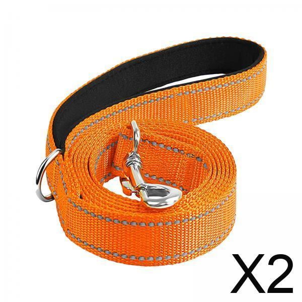 Correa reflectante,Correa reflectante para perros grandes y medianos,Correas de nailon resistentes y duraderas para caminar,Correa resistente para entrenamiento de perros pequeños,Mango