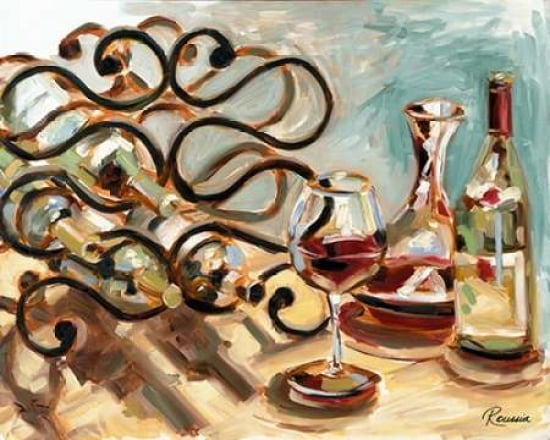 Decanter and Wine Canvas Art - Heather A French-Roussia ()