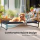 thumbnail image 3 of Cama elevada para perros Veehoo Original para exteriores, XL, negra, 3 of 9
