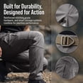 thumbnail image 6 of Domzest Camo Cargo Pants for Men Baggy Ripstop Waterproof Tactical Pants Flexcamo Outdoor Hunting Hiking Pants Multi Pockets Gray S, 6 of 9