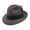 Caribou, variant on Men's Frederick Felt Fedora Hat (Black, 7 1/4)