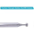 thumbnail image 3 of (2 Pack) Bnc Radio Antenna With Bnc Male Plug Connector Adapter Telescopic Stainless Steel Hf Vhf U, 3 of 3