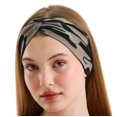 thumbnail image 1 of Diademas elásticas para mujer, color sólido, antideslizantes, para yoga, entrenamiento, correr (camuflaje verde, 1 talla), 1 of 1