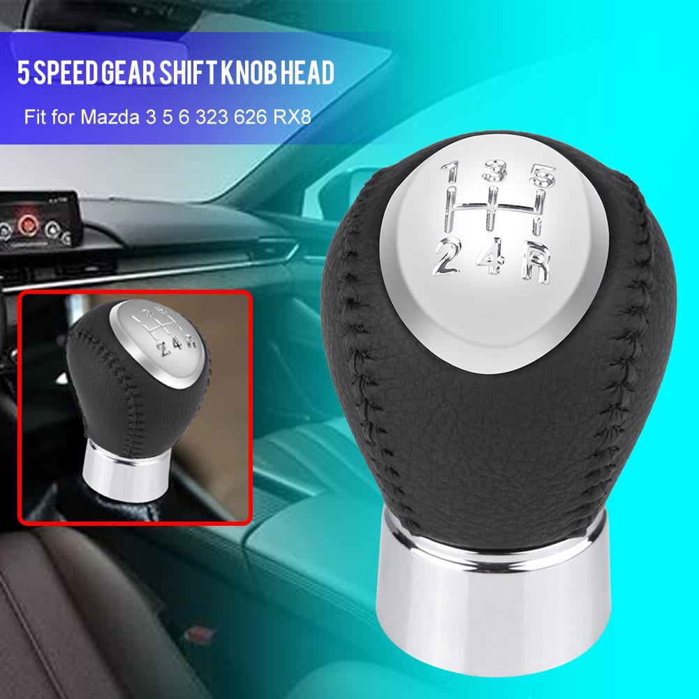 OTVIAP Car Auto 5 Speed Gear Stick Shift Knob Head for Mazda 3 5 6 323