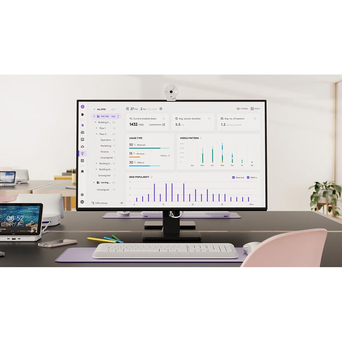 Logitech Rally Bar Room Kit - For Video Conferencing - Desktop - TAA Compliant