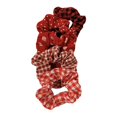 thumbnail image 1 of Hair Scrunchie Elastic Ponytail Ties Fashion Pony Tail Holder Band Bobbles 5PCS Rojo Sunnimix Scrunchie del pelo de las mujeres, 1 of 8