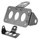 thumbnail image 4 of Soporte Para Matrícula De Motocicleta, Negro Plateado Opcional Instalación Fácil Y Elegante Varios Métodos De Instalación Soporte Duradero Para Matrícula, Para Automóvil De Ccdes Negro, 4 of 8