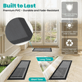 thumbnail image 5 of Floor Vent Covers 4x10inch Magnetic - 10 Pack Air Vent Filters Mesh Screen Dust Filter Vent Register Deflectors for Home, 5 of 6