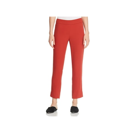 - Eileen Fisher Womens Petites Silk Slim Ankle Pants