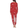 thumbnail image 3 of Conjunto de pijamas de dos piezas para mujer, ropa de casa de manga larga, suelta, informal, prendas de vestir, Navidad, otoño e invierno, envío directo, 3 of 3