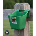 thumbnail image 3 of Little Giant 12 Quart Plastic Hook Over Feeder Mountable Livestock Feed Bucket Lime Green, 3 of 5