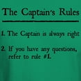 thumbnail image 3 of CafePress - Captain's Rules Dark T Shirt - Men's Classic Graphic Cotton T-Shirt, 3 of 4