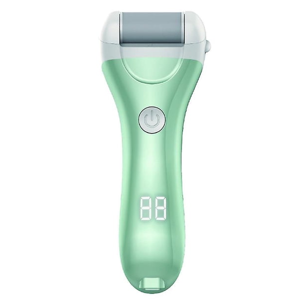 Removedor de callos eléctrico, herramientas y accesorios para quitar callos de pies, pedicura recargable por USB (1 unidad, verde)
