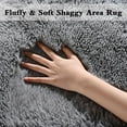 thumbnail image 3 of Homore Cute Fluffy Velvet Carpet Soft Washable Area Rugs for Bedroom/ Living Room Decoration,9'x12',Gray, 3 of 8