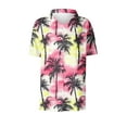 thumbnail image 6 of Fewfanhot Women's Clothing Summer Beach Shirt Tropical Shirts Womens Hawaii Button Down Short Sleeve Blouses Button Up Tops, 6 of 6