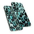 thumbnail image 6 of DesignSkinz Vector Hot Turquoise Cheetah Print Full-Body Skin Decal Wrap Cover for iPhone 13 Pro, 6 of 9