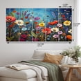 thumbnail image 4 of Designart "Nature s Tapestry of Colorful Wildflowers" Floral Wall Art Prints Set, 4 of 5