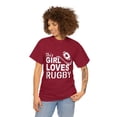 thumbnail image 3 of This Girl Loves Rugby Funny T-Shirt, 3 of 4