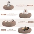 thumbnail image 5 of GHODEC Calming Dog Bed for Large Dogs, 31 inch Anti Anxiety Donut Dog Bed, Washable Round Cozy Soft Pet Bed for Puppy and Kitten with Slip-Resistant Bottom, 5 of 6