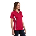 thumbnail image 4 of Sport-Tek ® Ladies PosiCharge ® Micro-Mesh Colorblock Polo. LST685, 4 of 6