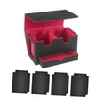 thumbnail image 2 of TISHITA Card Deck Box Baseball Card Protection Gathering Card Toy Sturdy Card Holder Inner Red, 2 of 8