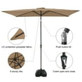 thumbnail image 3 of COBANA 107.70 Inches Beige Patio Umbrella with Push Button, 3 of 8