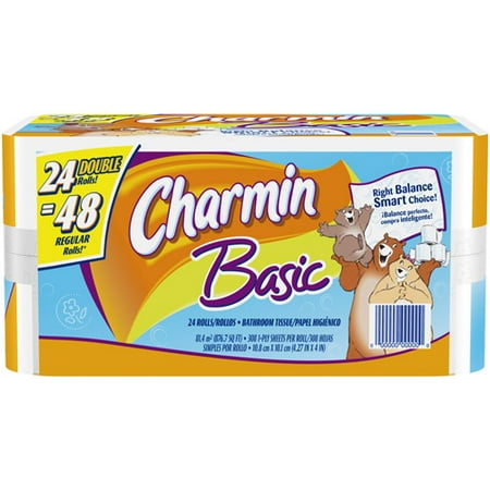 Charmin Basic Big Roll, 24 count - Walmart.com Charmin Basic Big Roll, 24 count - Walmart.com