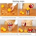 thumbnail image 5 of Manual Citrus Juicer for Home, Citrus Juicer Fruit Juice Extractor, Stainless Steel Manual Citrus Juicer, Fruit Juicer and Lemon Squeezer, Home Use Manual Juicer, 5 of 5