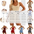 thumbnail image 3 of MYAOYI Womens Square Neck Sleeveless Romper Dress with Built-in Shorts, 3 of 8