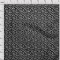 thumbnail image 4 of oneOone Cotton Silk Black Fabric Floral Craft Projects Decor Fabric Printed By The Yard 42 Inch Wide, 4 of 4