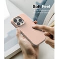 thumbnail image 5 of Ringke Silicone Case Compatible with iPhone 14 Pro Case 6.1 Inches - Pink Sand, 5 of 8